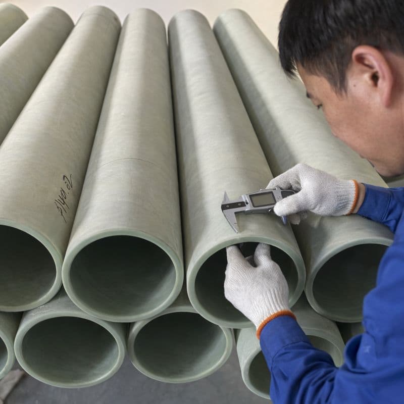 Quality inspection for epoxy fiberglass composite insulation tubes